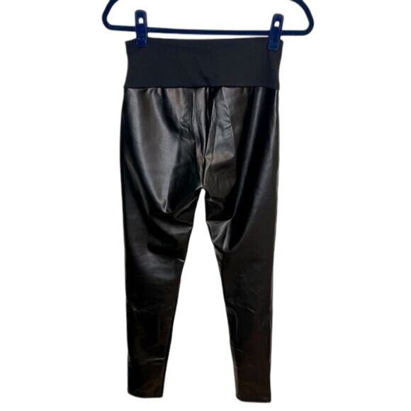 Assets by SPANX Faux Leather Leggings, M - Picture 3 of 5